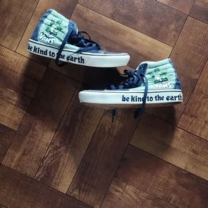 Be Kind To The Earth Vans Sk8-hi